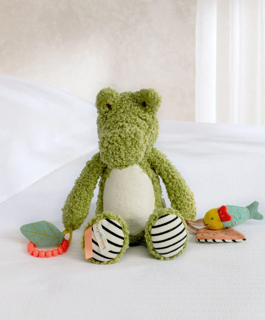 Mamas & Papas BabyPlay Activity Toy - Cody Crocodile Soft Toy