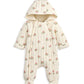 Tulip Print Pramsuit - Cream