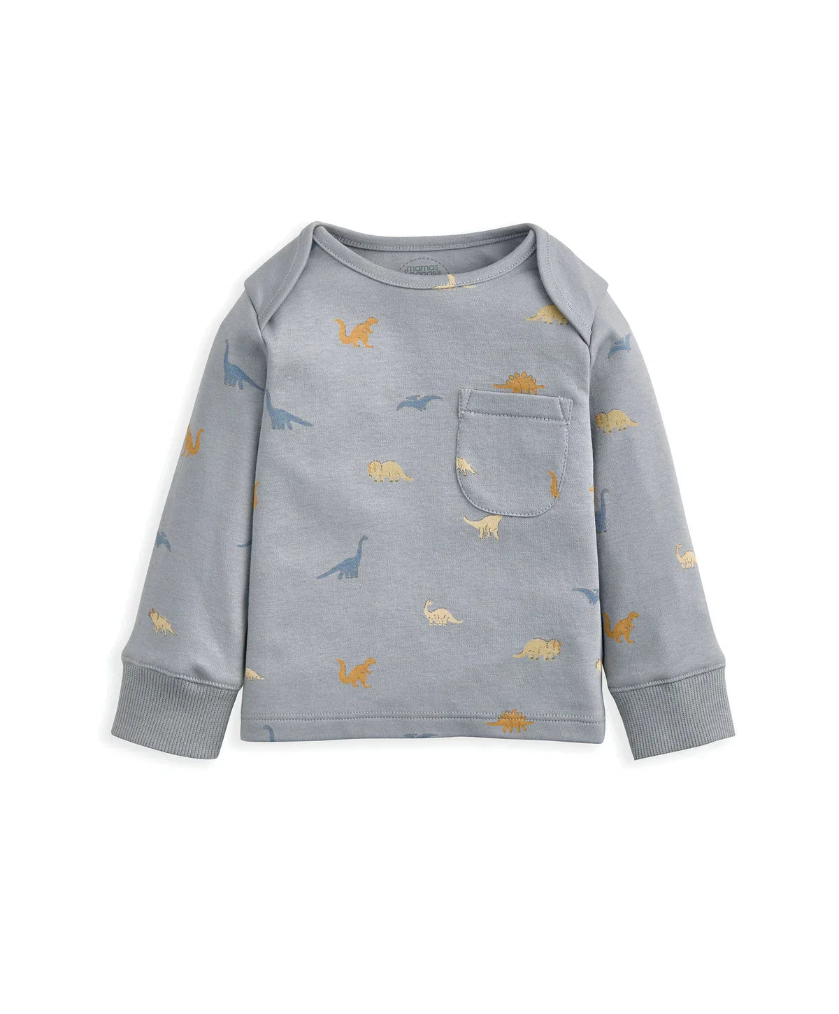 Micro Dino Print Pyjamas – Blue