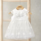 Mamas & Papas Cape Collar Mesh Flower Girl Dress with Embroidered Skirt Dress