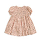 Ditsy Floral Dress with Smocked Yoke - Pink