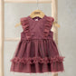 Mamas & Papas Frill Shoulder Tulle Dress - Pink Dress