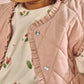 Cord Quilted Gilet – Pink