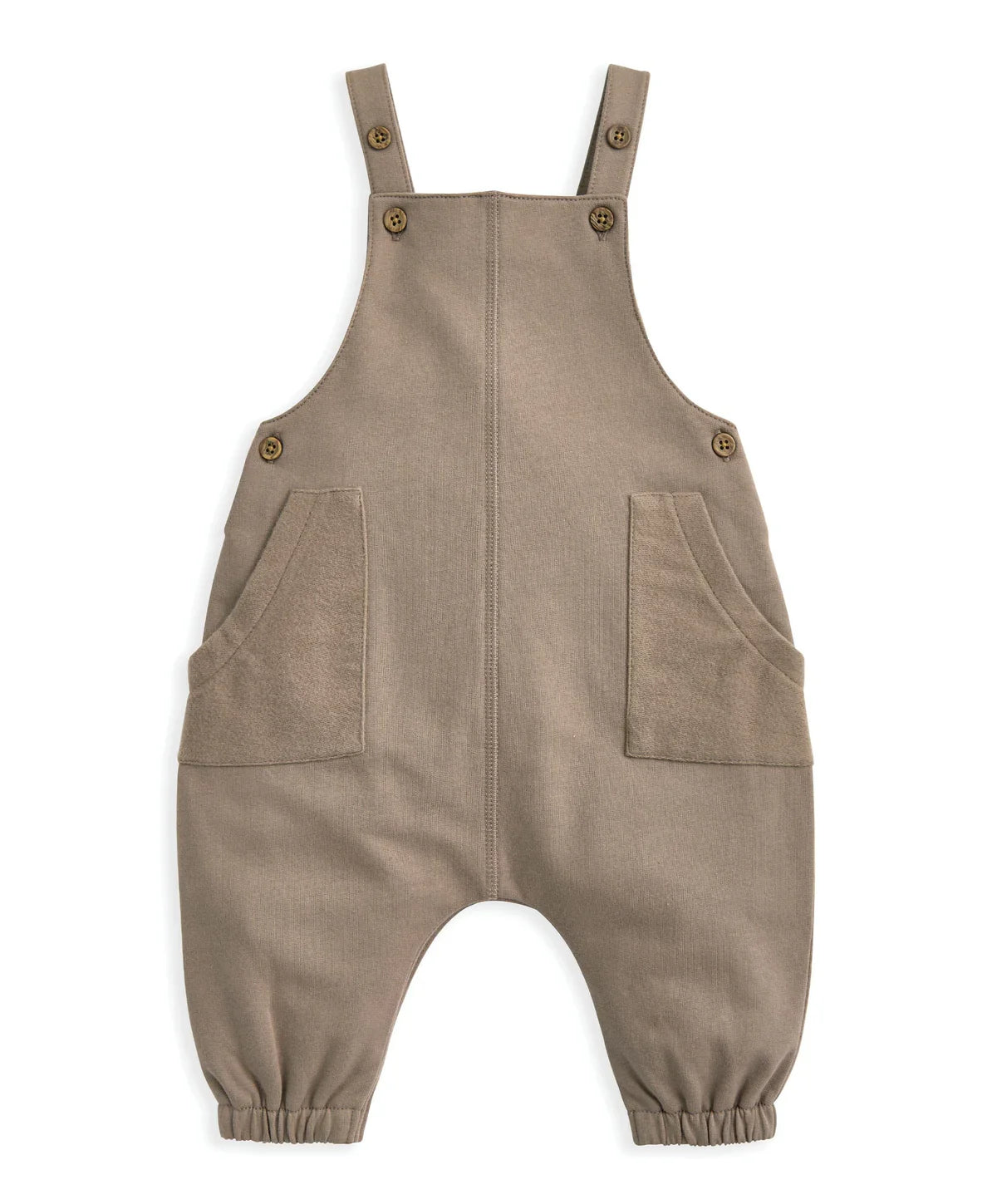 Dungarees & Striped Bodysuit Set (2 Pieces)