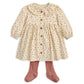Ditsy Rose Dress & Tights Set (2 Pieces) - Cream