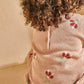 Ensemble en tricot floral jacquard (2 pièces)