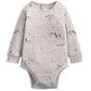 Ensemble salopette gaufrée et body imprimé orignal (2 pièces)