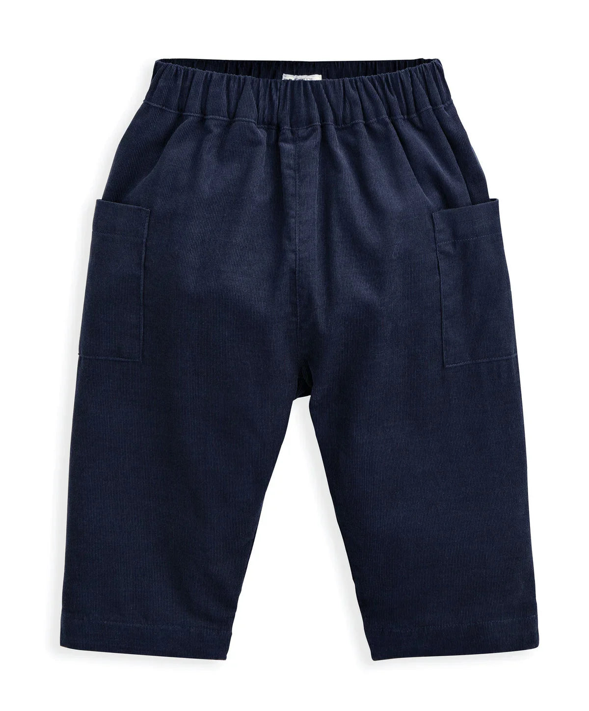 Ensemble chemise à carreaux et pantalon en velours côtelé bleu (2 pièces)