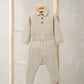 Mamas & Papas Oatmeal Knit Polo Bodysuit & Bottoms Set (2 Pieces) Knit Set