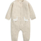 Duck Knitted Romper – Oatmeal