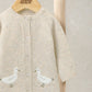 Duck Knitted Romper – Oatmeal