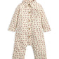 Spotty Floral Twill Boiler Suit - Cream