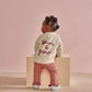 Embroidered Knitted Cardigan - Cream