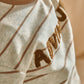 Striped T-Shirt with Boucle Adventure Detail - Cream