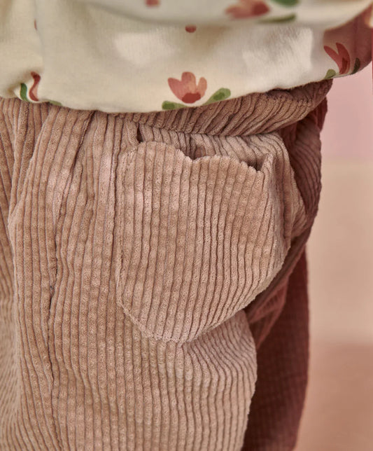 Cord Trousers – Pink