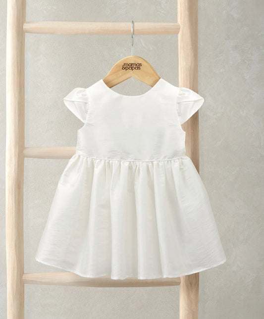 Mamas & Papas Taffeta Dress - White Dress