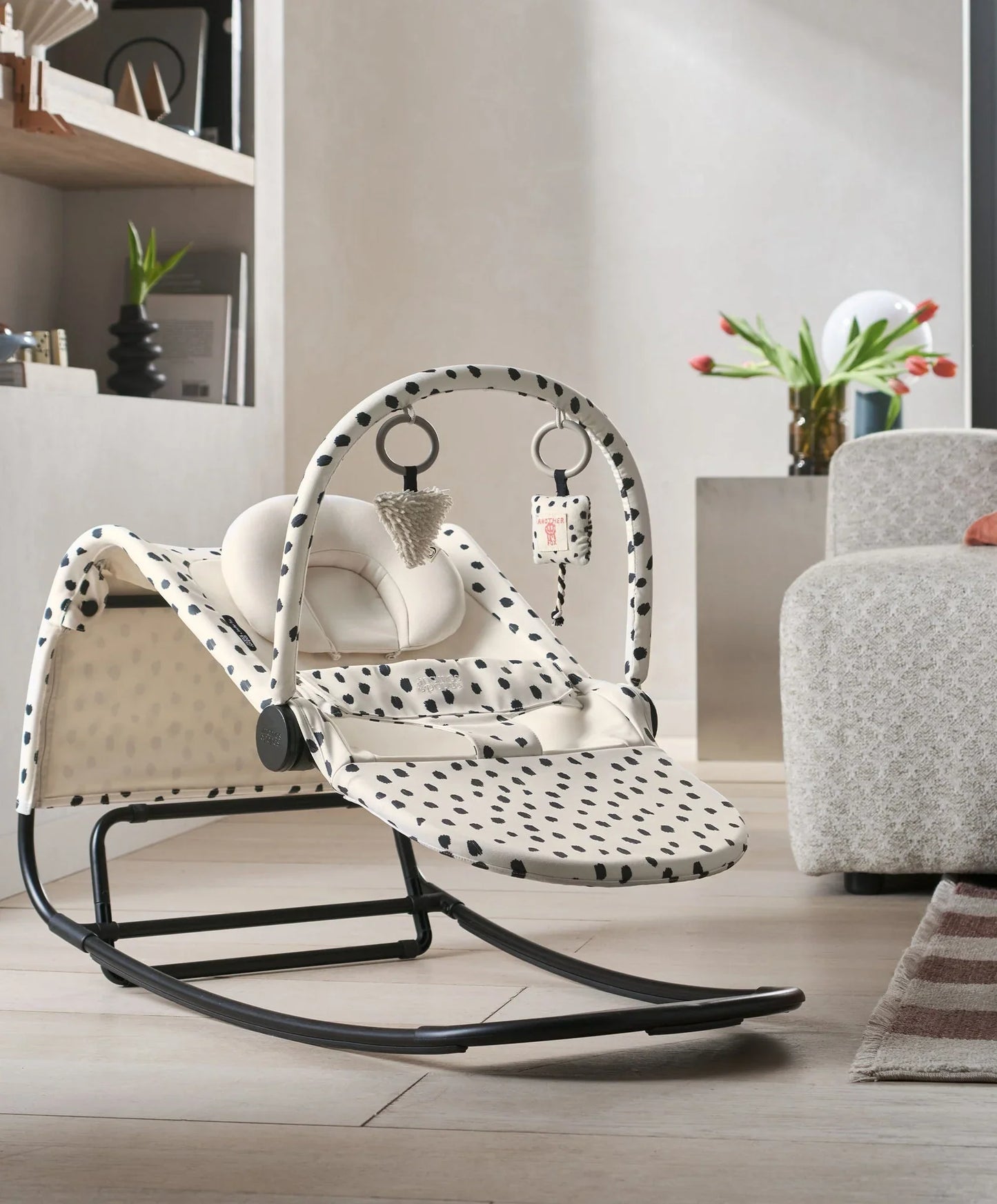 Mamas & Papas Mamas & Papas x Another Fox Tempo Bouncer - Cheetah Spot Rocker