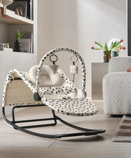 Mamas & Papas Mamas & Papas x Another Fox Tempo Bouncer - Cheetah Spot Rocker