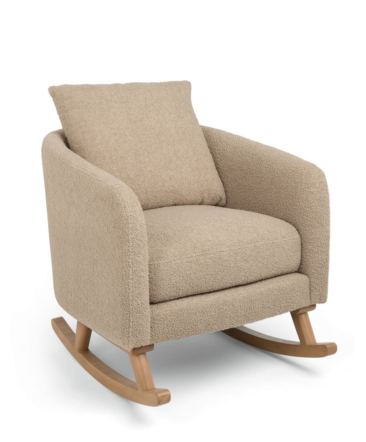 Alma Nursing Chair & Stool - Fawn Boucle