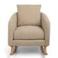 Alma Nursing Chair & Stool - Fawn Boucle