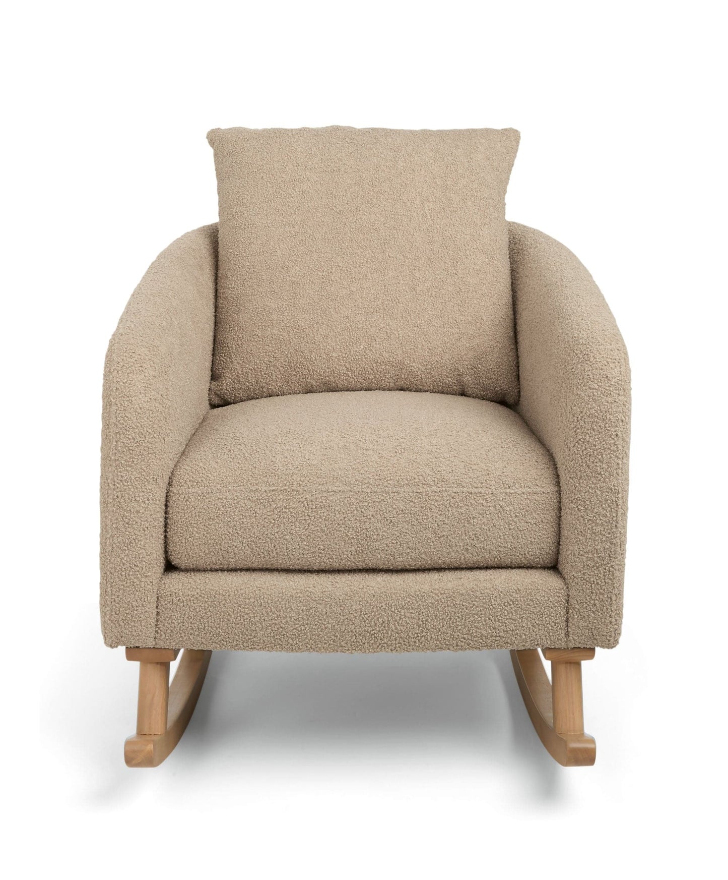 Alma Nursing Chair & Stool - Fawn Boucle