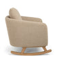 Alma Nursing Chair & Stool - Fawn Boucle