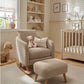 Mamas & Papas Alma Nursing Chair & Stool - Fawn Boucle