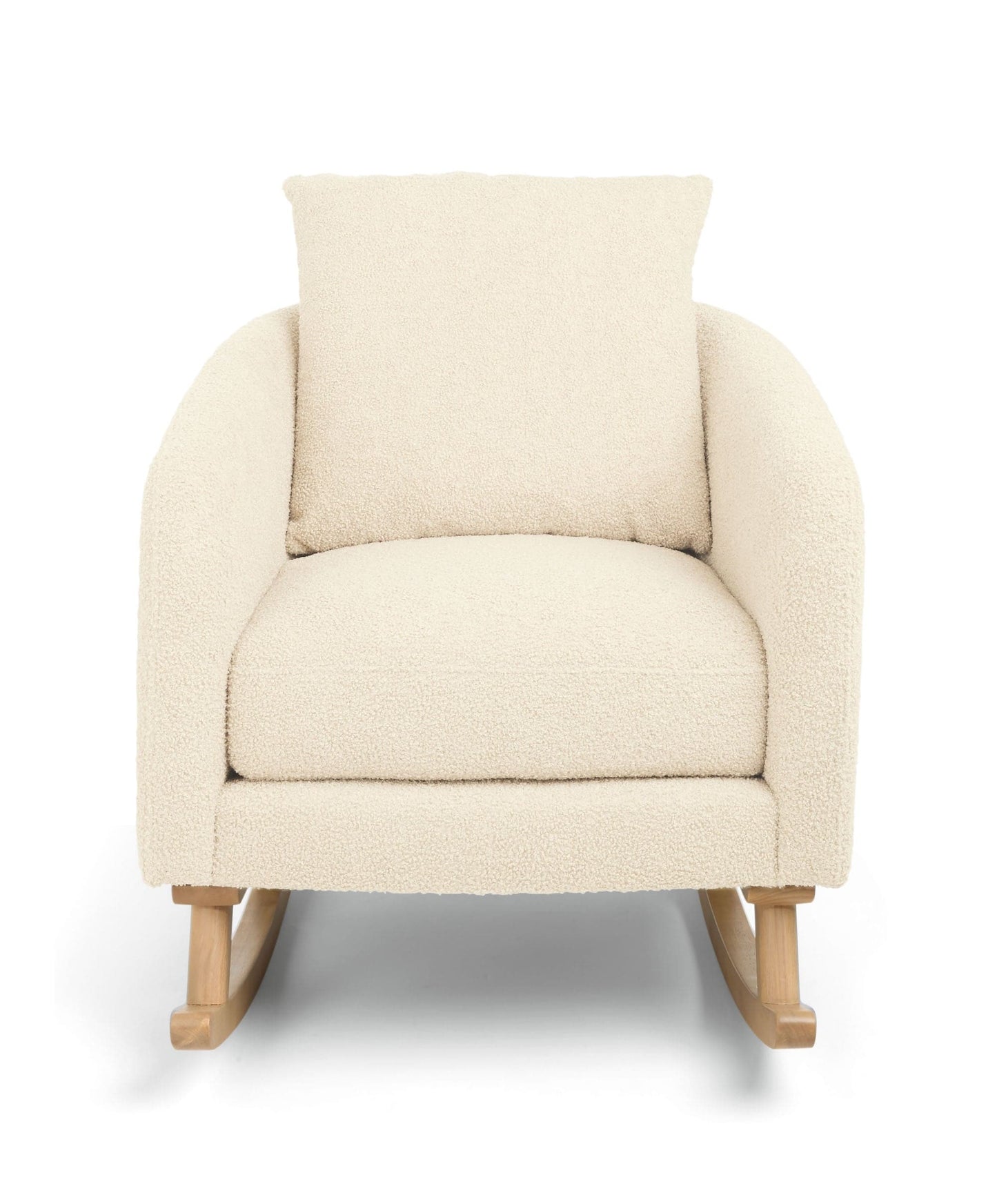 Alma Nursing Chair & Stool - Off White Boucle