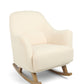 Penrose Nursing Chair & Stool - Off White Boucle