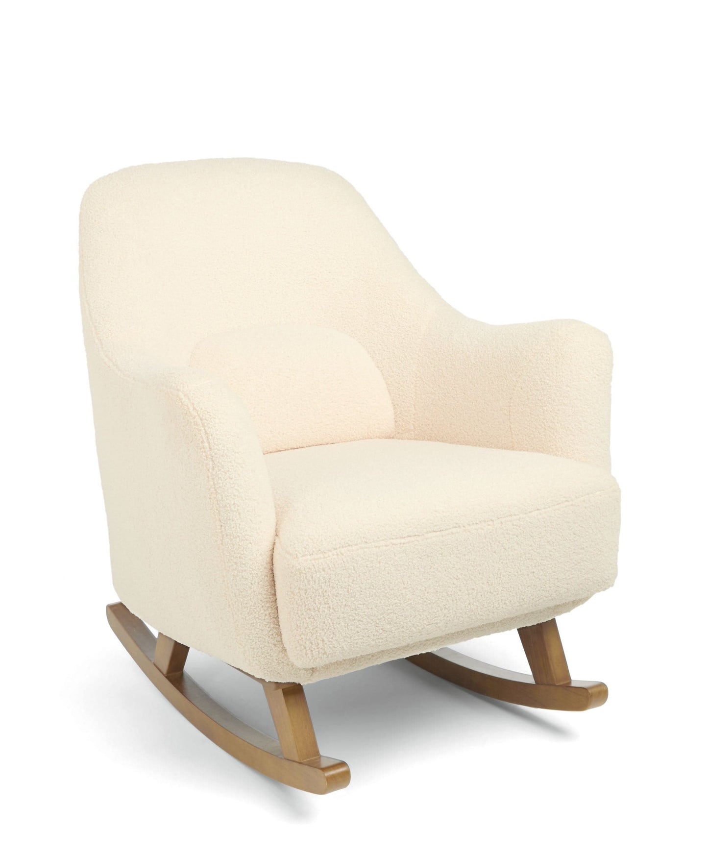 Penrose Nursing Chair & Stool - Off White Boucle