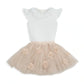 Pink Floral Bodysuit & Tutu Set