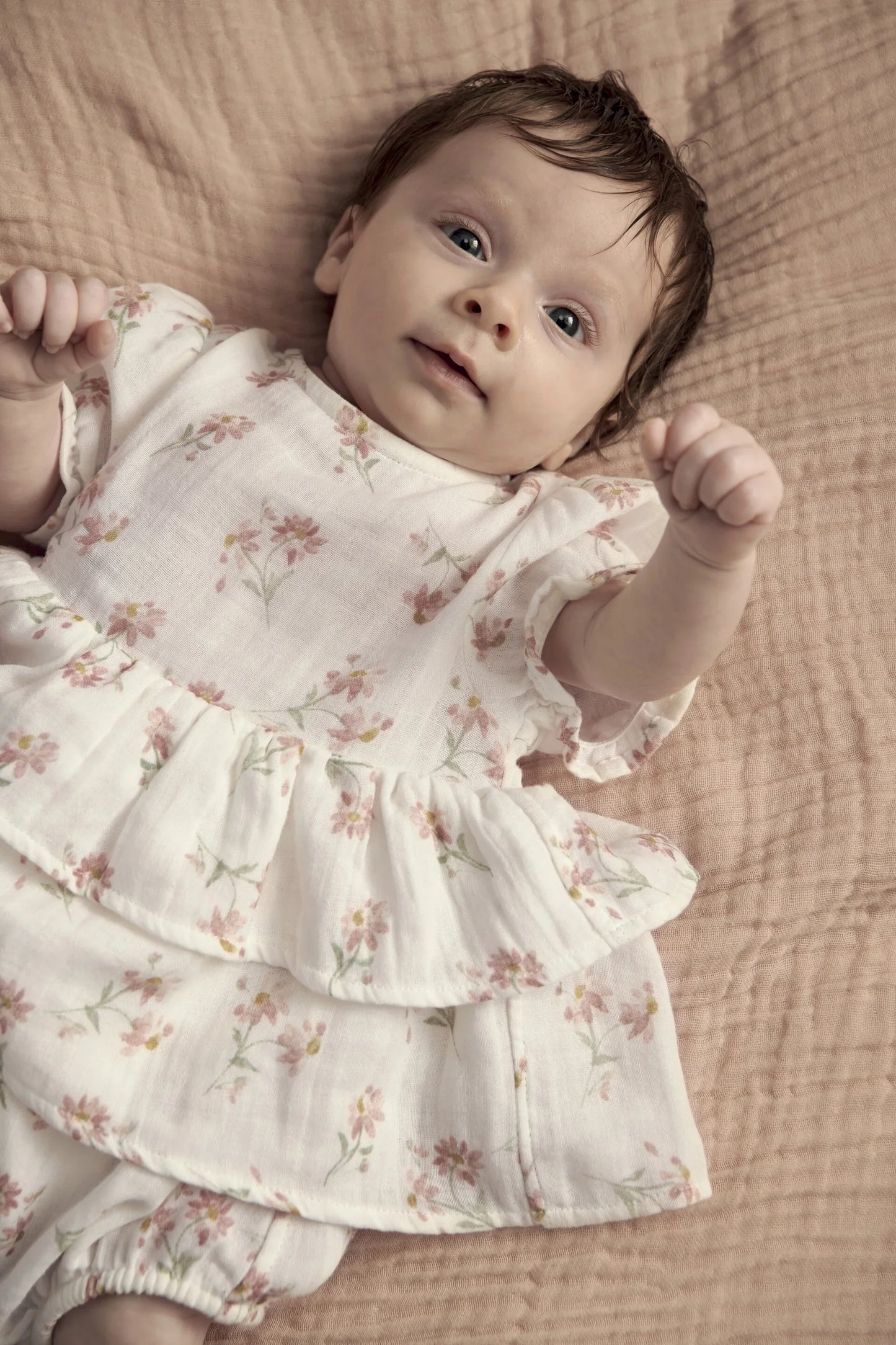 Daisy Peplum Shortie Romper