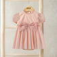 Mamas & Papas Bow Mock Dress Romper
