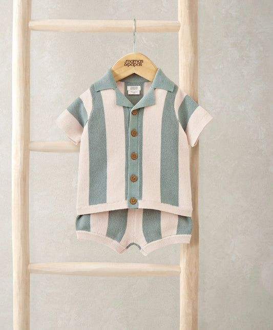 Mamas & Papas Stripe Knit Resort Set