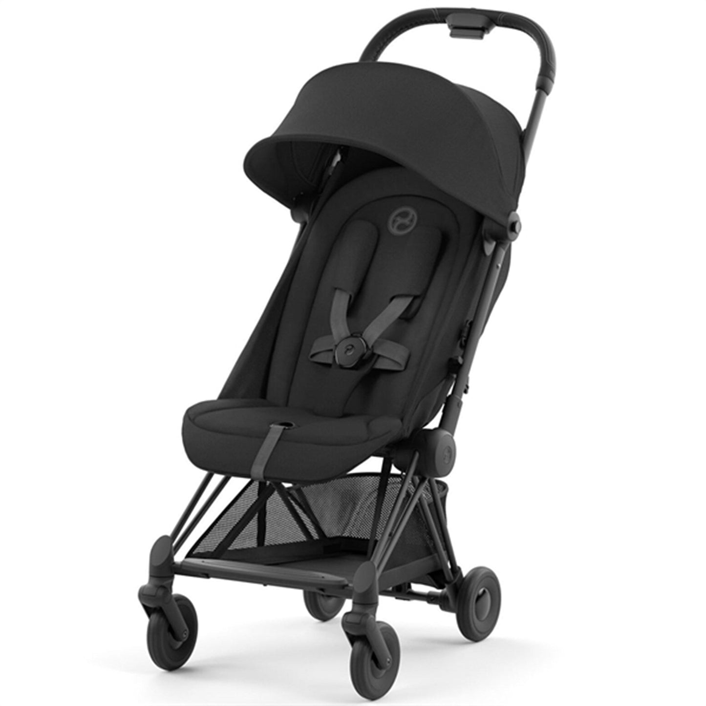 Cybex COYA Ultra-Compact Stroller - Sepia Black / Black Frame | Mamas & Papas, Babies, Nursing, Stroller