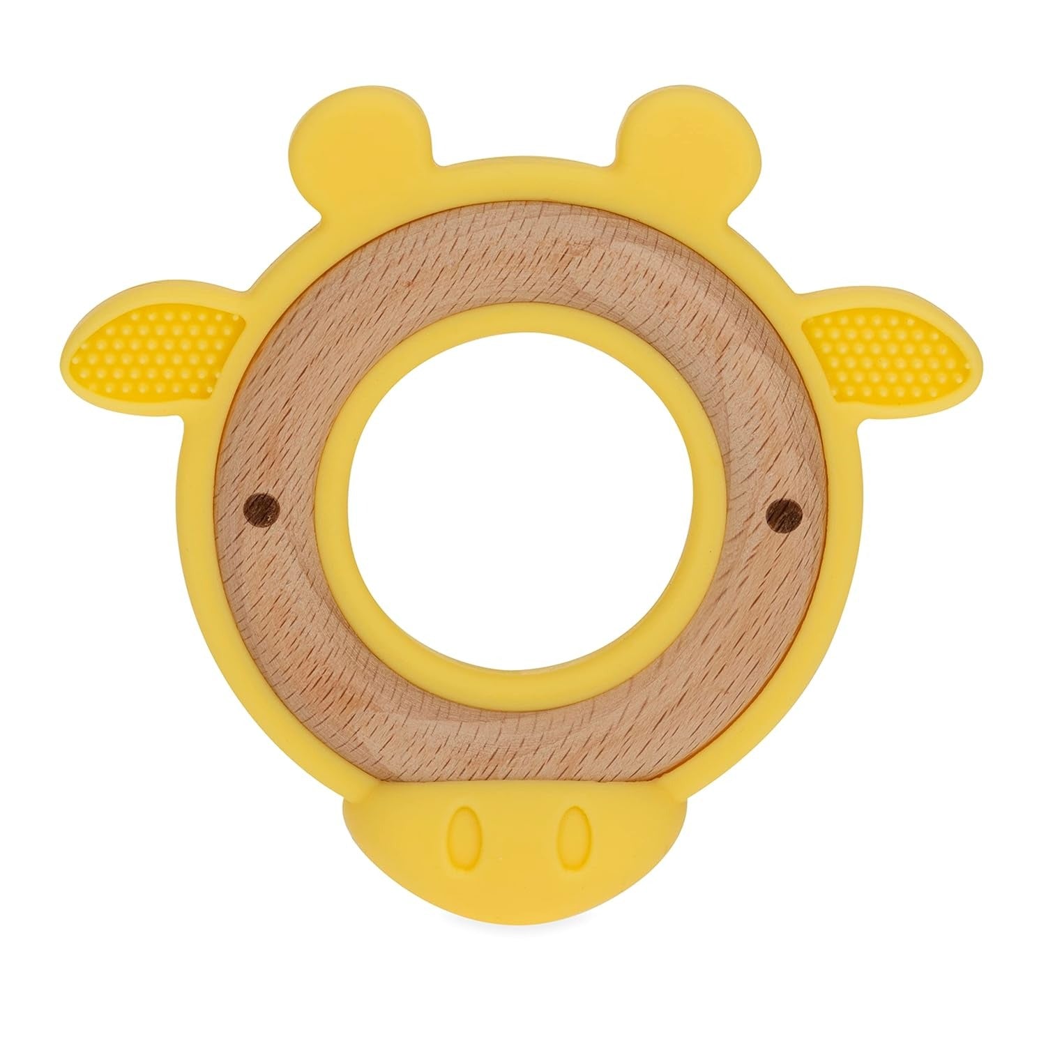 Nuby Wooden & Silicone Animal Teether Tiger 3m+ | Mamas & Papas, Babies, Nursing, Teether
