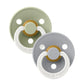 Bibs Colour GLOW 2 PACK - Sage/Cloud 6-18m | Mamas & Papas, Babies, Nursing, Pacifier