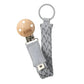 Bibs Pacifier Clip Cloud - Iron | Mamas & Papas, Babies, Nursing, Pacifier Clip