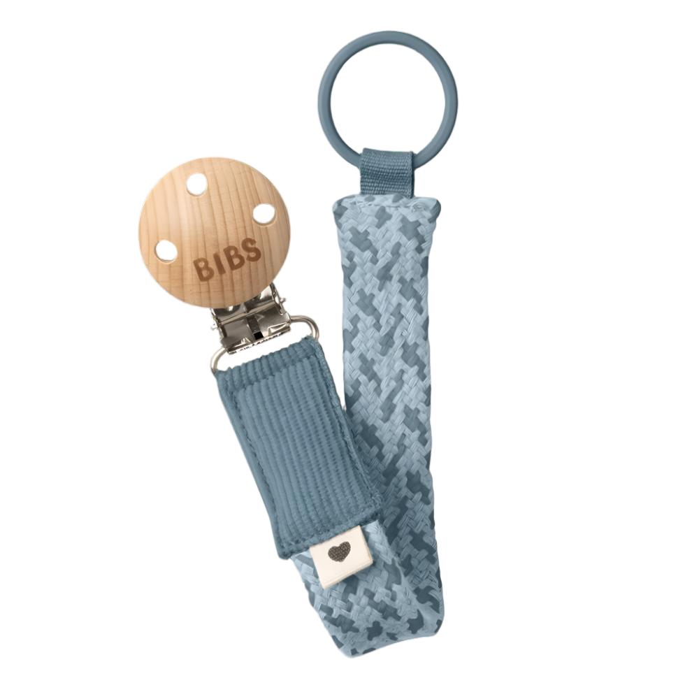 Bibs Pacifier Clip Petrol/Baby Blue | Mamas & Papas, Babies, Nursing, 