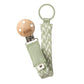 Bibs Pacifier Clip Sage/Ivory | Mamas & Papas, Babies, Nursing, 