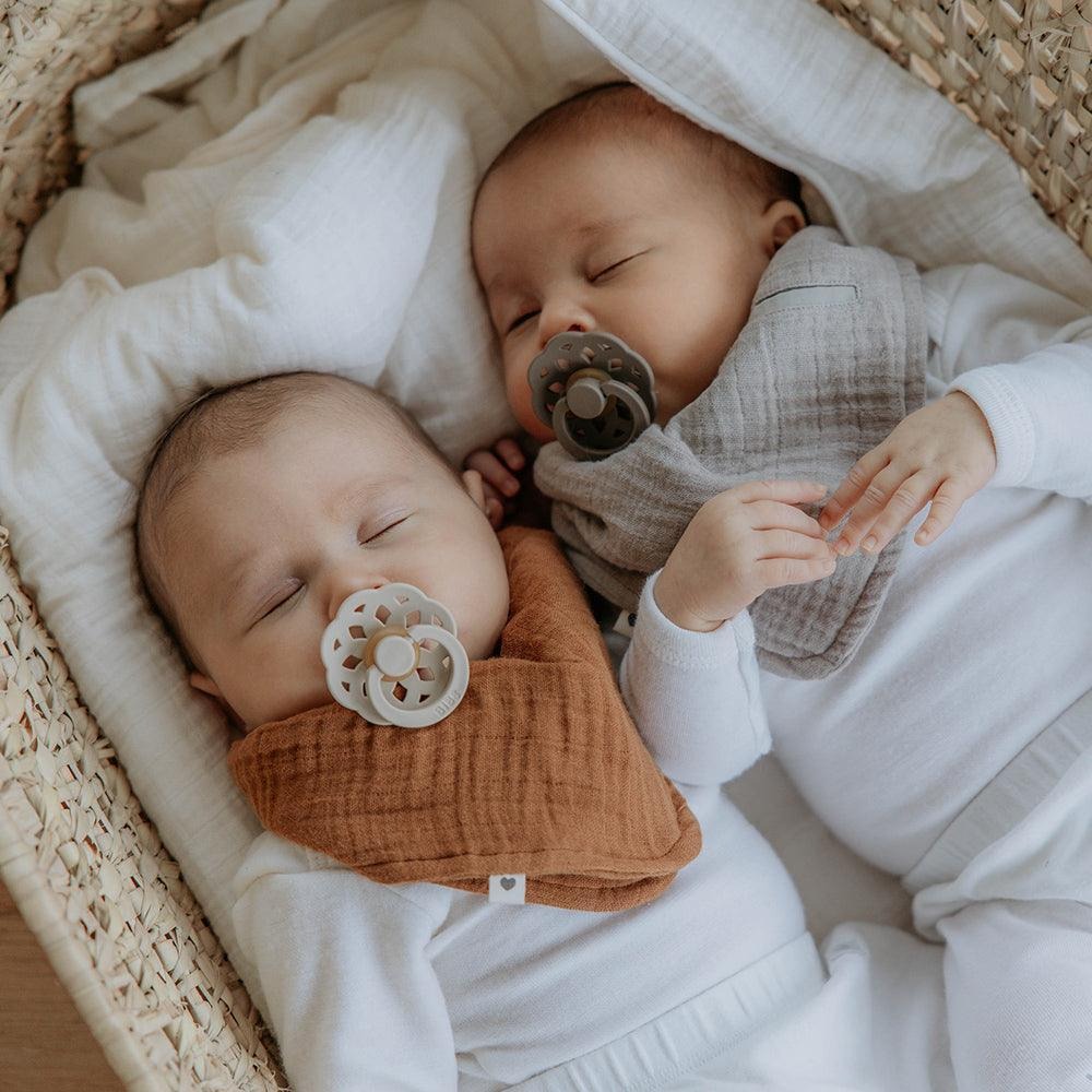 Bibs Boheme 2 PACK - Ivory/Blossom | Mamas & Papas, Babies, Nursing, Pacifier