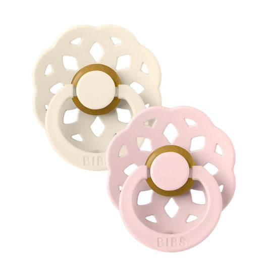 Bibs Boheme 2 PACK - Ivory/Blossom | Mamas & Papas, Babies, Nursing, Pacifier