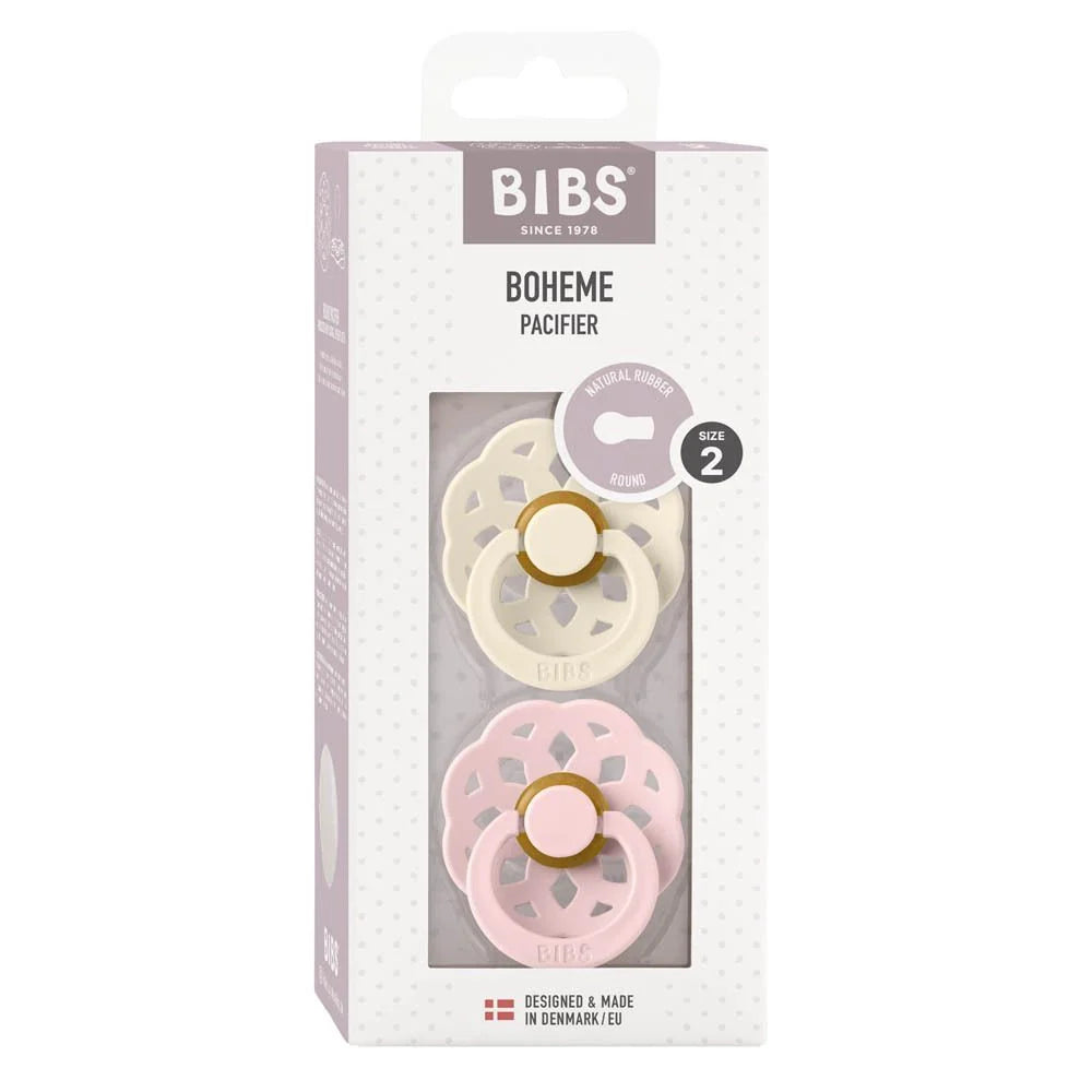 Round Pacifier Boheme S1, latex