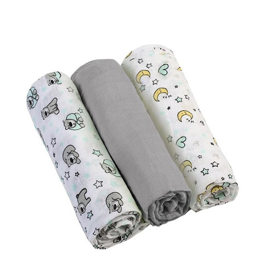 Couches en mousseline ultra douces 70 x 70 cm
