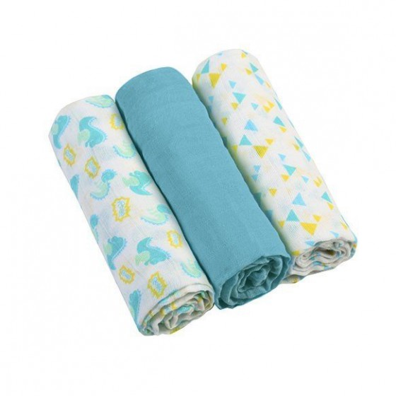 Babyono Muslin Diapers Super Soft Pack of 3 | Prenatal, Babies, Nusring, Cybex, Avent Swaddle/Blanket