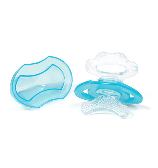 Babyono First Teeth Teether Light Blue | Mamas & Papas, Babies, Nursing, Teether