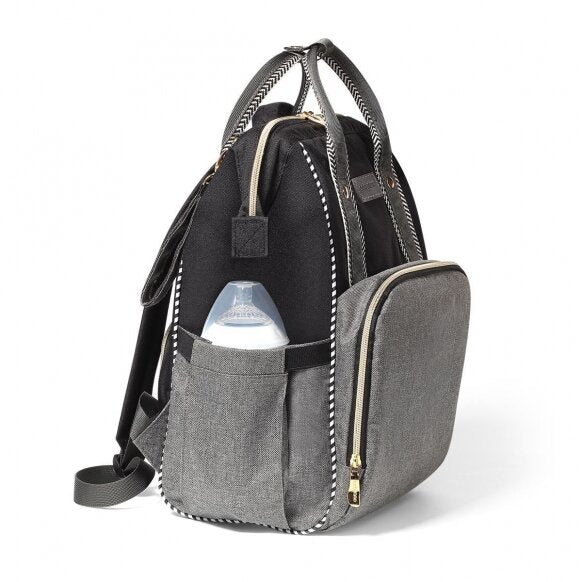 Babyono Mummy Backpack Oslo Black | Mamas & Papas, Babies, Nursing, Diaper Bag
