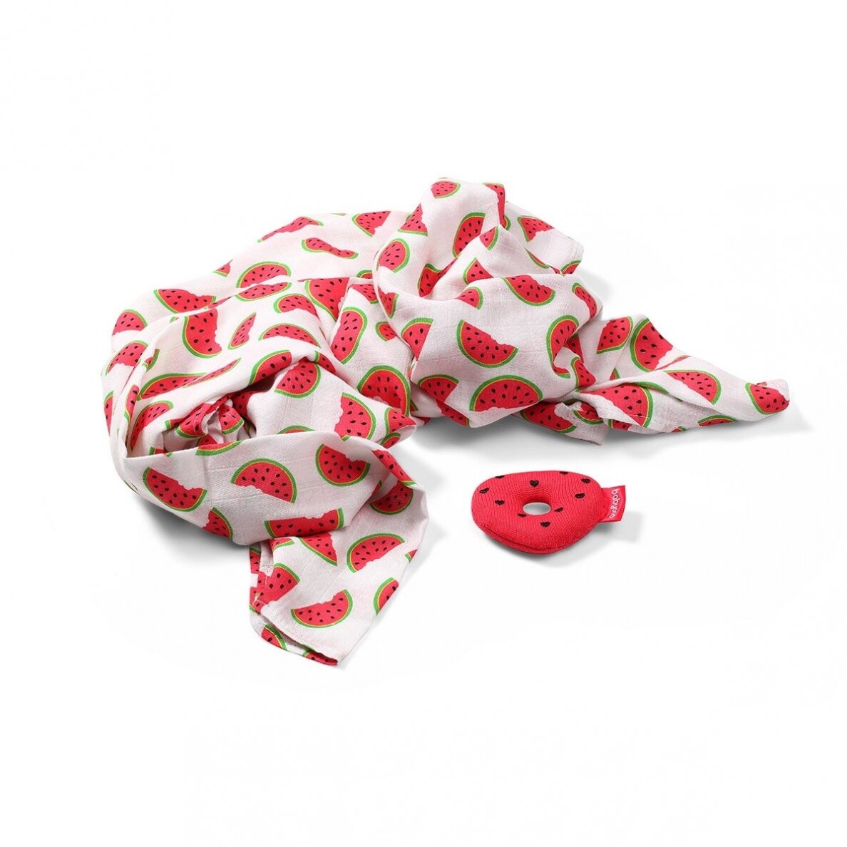 Babyono Bamboo Muslin Swaddle Watermelon 120x120cm | Mamas & Papas, Babies, Nursing, Swaddle/Blanket