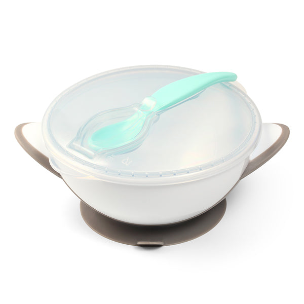 Babyono Suction Bowl with Spoon 300ml Wenge | Mamas & Papas, Babies, Nursing, Bowl