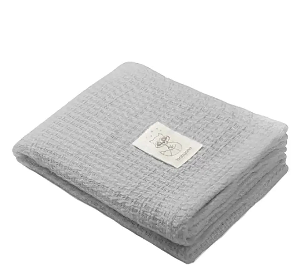 Babyono Natural Bamboo Knitted Blanket Grey | Mamas & Papas, Babies, Nursing, Blanket